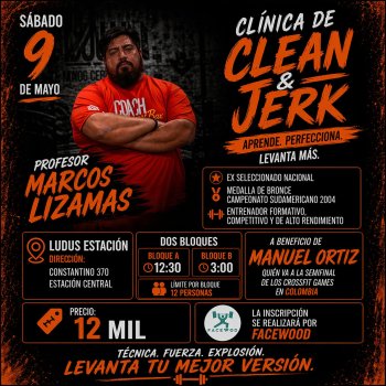 Clínica Clean & Jerk Marcos Lizama Ludus Estación